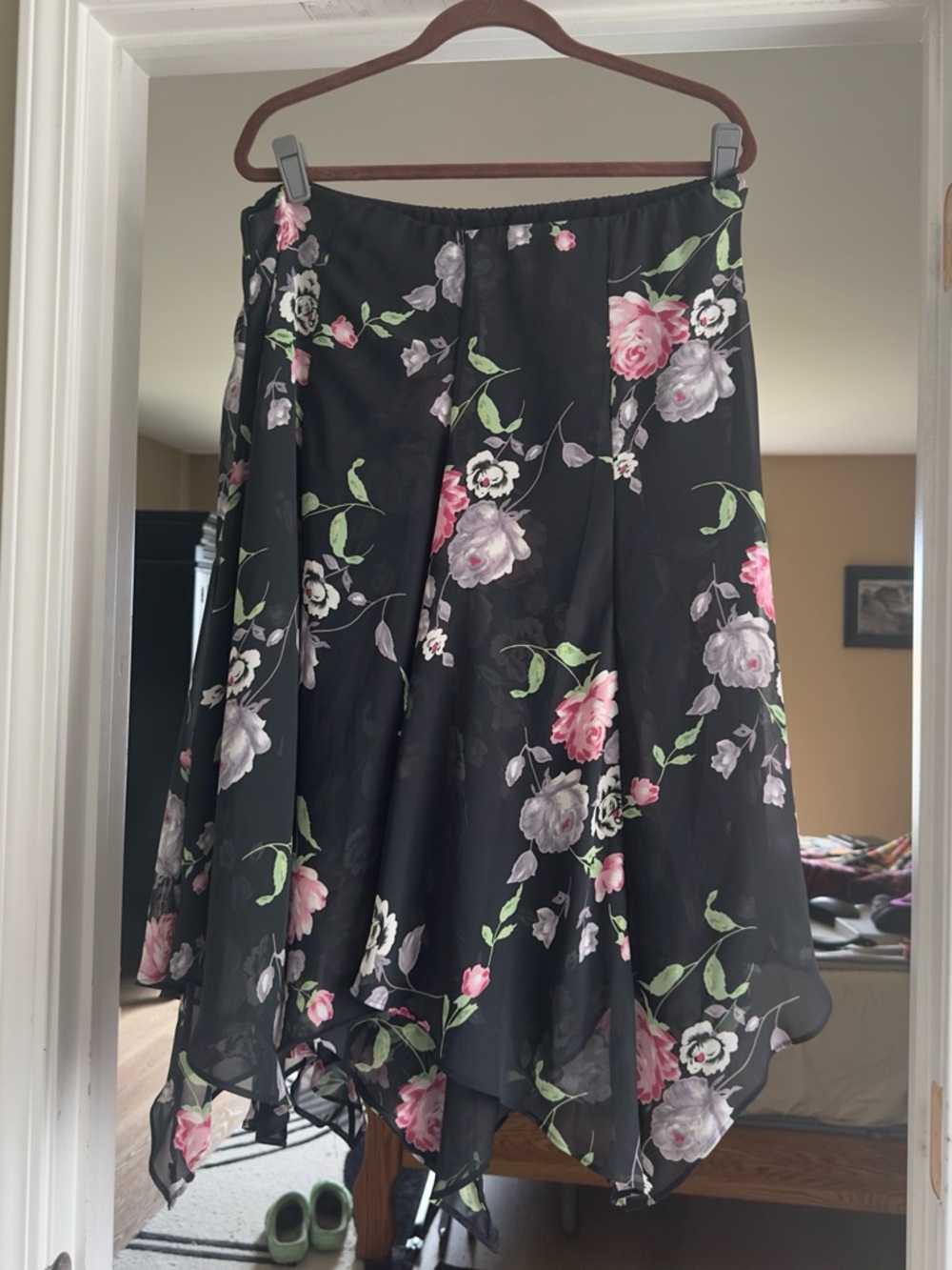 Chaps floral skirt